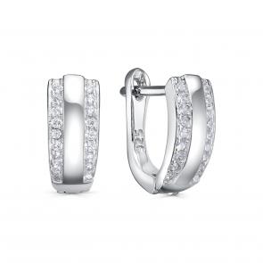 Серебряные серьги KABAROVSKY с фианитом K2-9148-7900 фото