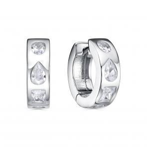 Серебряные серьги KABAROVSKY с фианитом K2-9156-7900 фото