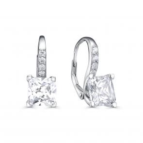 Серебряные серьги KABAROVSKY с фианитом K2-9165-7900 фото