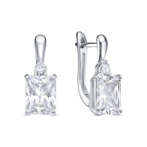 Серебряные серьги KABAROVSKY с фианитом K2-9171-7900 фото