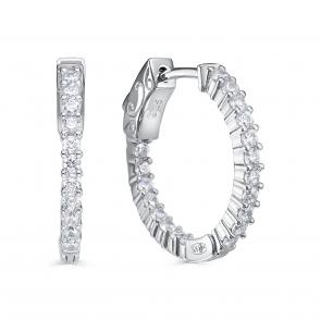 Серебряные серьги KABAROVSKY с фианитом K2-9174-7900 фото