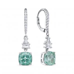 Серебряные серьги KABAROVSKY с фианитом K2-9185-43000 фото