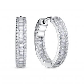 Серебряные серьги KABAROVSKY с фианитом K2-9190-7900 фото