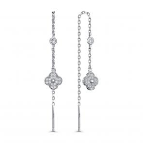 Серебряные серьги KABAROVSKY с фианитом K2-9211-7900 фото