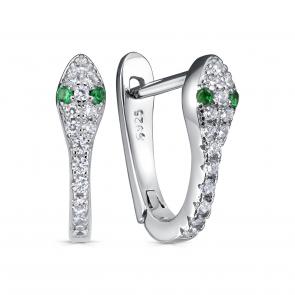 Серебряные серьги KABAROVSKY с фианитом K2-9212-7900 фото