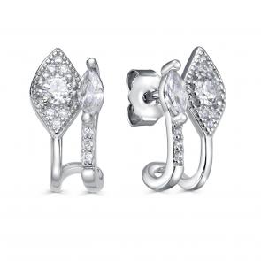 Серебряные серьги KABAROVSKY с фианитом K2-9223-7900 фото