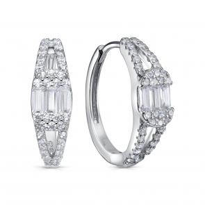 Серебряные серьги KABAROVSKY с фианитом K2-9229-7900 фото