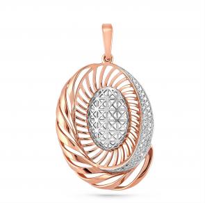 Золотая подвеска KABAROVSKY с бриллиантом K3-0349-1000 фото