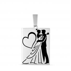 Серебряная подвеска KABAROVSKY с эмалью K3-044-0002 фото