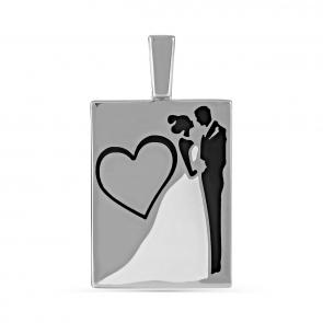 Серебряная подвеска KABAROVSKY с эмалью K3-046-0001 фото