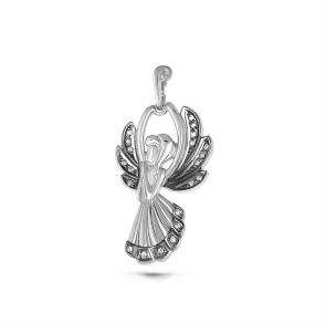 Серебряная подвеска KABAROVSKY с фианитом K3-089-7989 фото