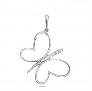 Серебряная подвеска KABAROVSKY с фианитом K3-102-7900 фото