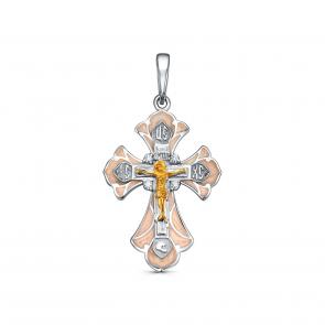 Серебряная подвеска KABAROVSKY с эмалью и Swarovski K3-122-8145 фото