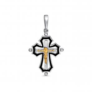 Серебряная подвеска KABAROVSKY с бриллиантом и эмалью K3-227-1002 фото