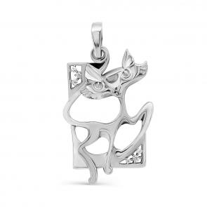 Серебряная подвеска KABAROVSKY с фианитом K3-276-7900 фото