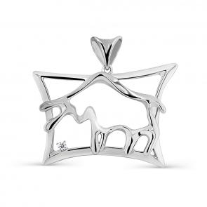 Серебряная подвеска Знак зодиака Телец KABAROVSKY с фианитом K3-286-7900 фото