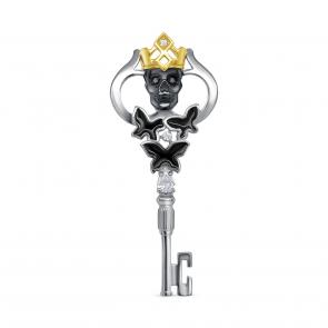 Серебряная подвеска KABAROVSKY с фианитом и эмалью K3-428-7902 фото