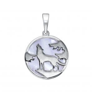 Серебряная подвеска KABAROVSKY с перламутром K3-431-6289 фото