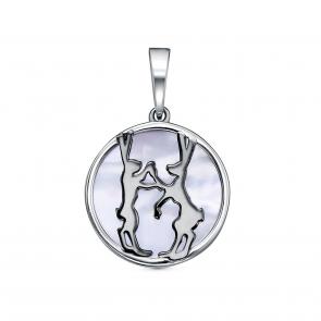 Серебряная подвеска KABAROVSKY с перламутром K3-432-6289 фото