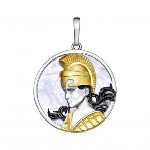 Подвеска из лимонного серебра KABAROVSKY с перламутром K3-437-6281 фото