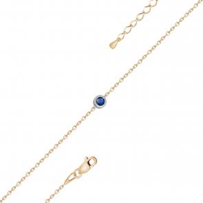 Золотой браслет KABAROVSKY с сапфиром K4-0082-1100 фото