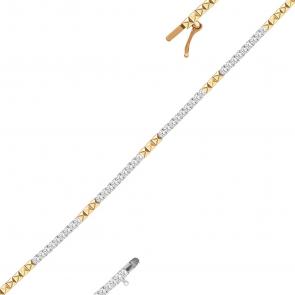 Браслет из лимонного золота KABAROVSKY с бриллиантом K4-0087-1000 фото