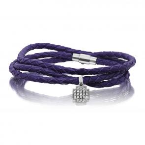 Кожаный шнурок с подвесным  элементом из серебра KABAROVSKY K4-020-90500 фото