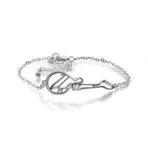 Серебряный браслет KABAROVSKY с фианитом K4-077-7900 фото