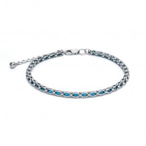 Серебряный браслет KABAROVSKY с ювелирным кристаллом K4-100-30800 фото