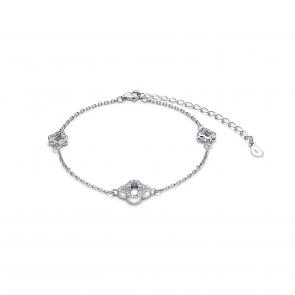 Серебряный браслет KABAROVSKY с фианитом K4-7008-7900 фото