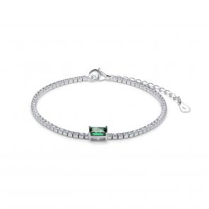 Серебряный браслет KABAROVSKY с фианитом K4-7009-41400 фото