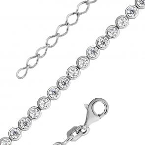 Серебряный браслет KABAROVSKY с фианитом K4-9002-7900 фото