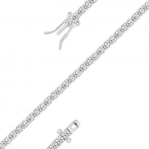 Серебряный браслет KABAROVSKY с фианитом K4-9018-7900 фото