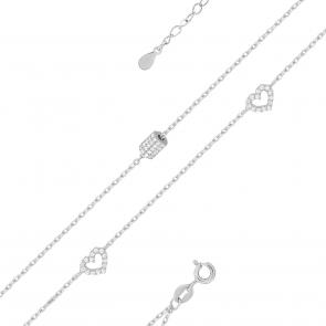 Серебряный браслет KABAROVSKY с фианитом K4-9092-7900 фото