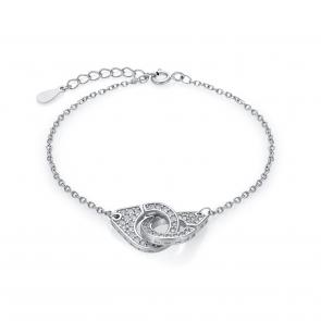 Серебряный браслет KABAROVSKY с фианитом K4-9113-7900 фото