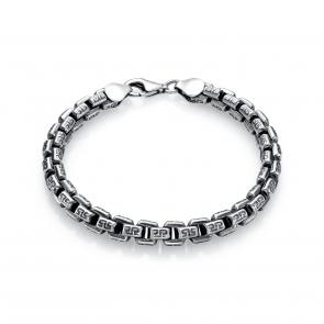 Браслет плетение Фантазийное из черненого серебра KABAROVSKY K4-9128/1-0089 фото