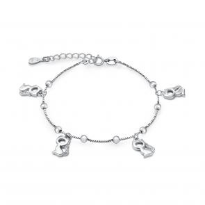 Серебряный браслет KABAROVSKY с фианитом K4-9172-7900 фото