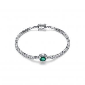 Серебряный браслет KABAROVSKY с фианитом K4-9178-60400 фото