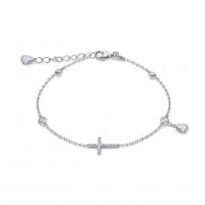 Серебряный браслет KABAROVSKY с фианитом K4-9184-7900 фото