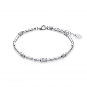 Серебряный браслет KABAROVSKY с фианитом K4-9289-7900 фото