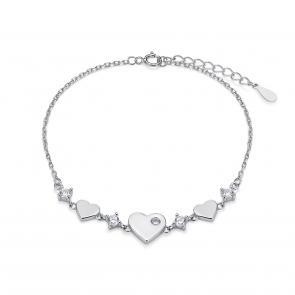 Серебряный браслет KABAROVSKY с фианитом K4-9300-7900 фото