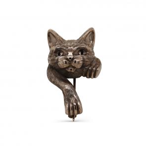 Брошь из золочёного серебра KABAROVSKY с эмалью K5-086-0085 фото