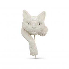 Серебряная брошь KABAROVSKY с керамикой и эмалью K5-086-0099 фото