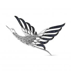 Серебряная брошь KABAROVSKY с фианитом K5-106-40889 фото