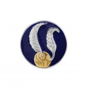 Брошь из золочёного серебра KABAROVSKY с эмалью K5-124-0007 фото