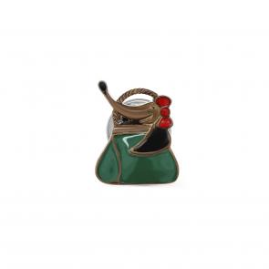 Брошь из золочёного серебра KABAROVSKY с эмалью K5-141-0001 фото