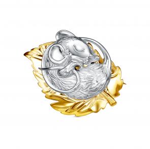 Серебряная брошь KABAROVSKY K5-182-0087 фото