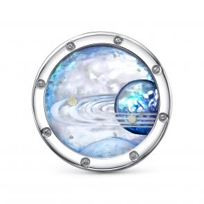 Серебряная брошь KABAROVSKY K5-210-62400 фото