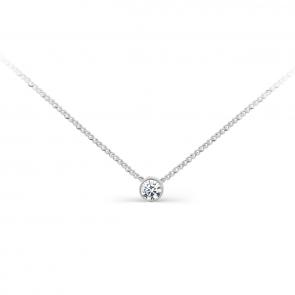 Серебряное колье KABAROVSKY с фианитом K6-011-8100 фото