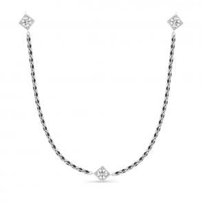 Серебряное колье KABAROVSKY с фианитом K6-027-8100 фото